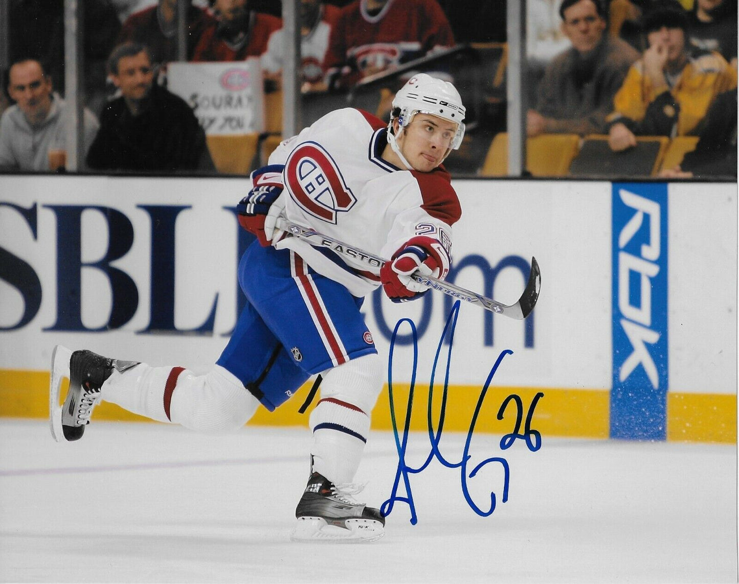Autographed Montreal Canadiens Josh Gorges 8x10 Photo #2 Original