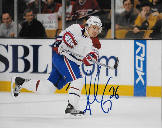 Autographed Montreal Canadiens Josh Gorges 8x10 Photo #2 Original