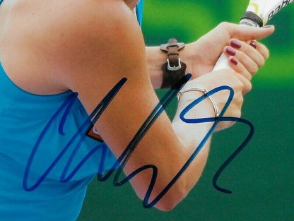 Photo originale autographiée de Caroline Wozniacki Tennis 8x10