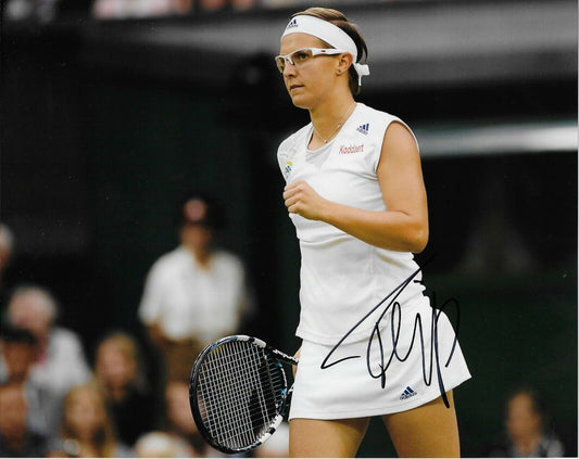 Dédicacé Kirsten Flipkens Tennis 8x10 Photo Originale