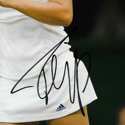 Dédicacé Kirsten Flipkens Tennis 8x10 Photo Originale