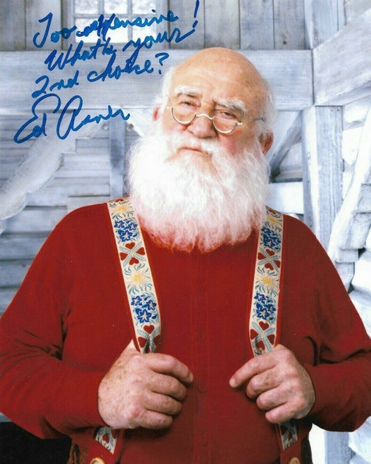 Autographed Award winner Ed Asner signed  Elf 8x10 photo