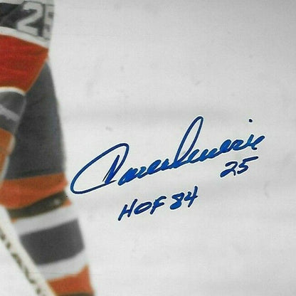 Auto. Montreal Canadiens Jacques Lemaire 8x10 Photo #2 w H of F 84 Inscription