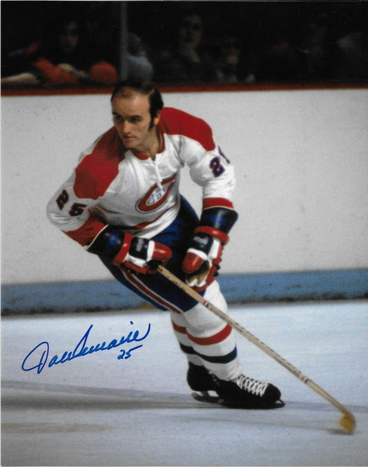 Autographed Montreal Canadiens Jacques Lemaire 8x10 Photo #7 Original