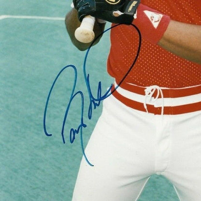 Autographed Cincinnati Reds Barry Larkin Signed 8x10 Photo Original with JSA