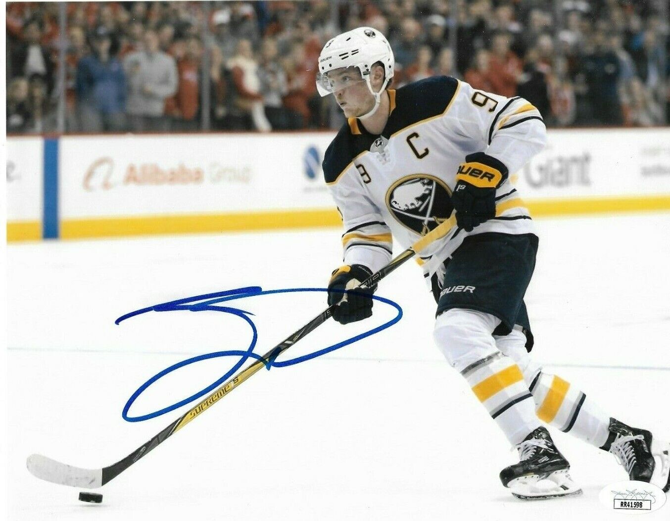 Autographed Buffalo Sabre Jack Eichel signed 8x10 Photo Original with JSA