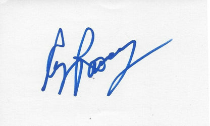 Autographed Buffalo Sabres Craig Ramsay Signed 3x5 Index Card Original