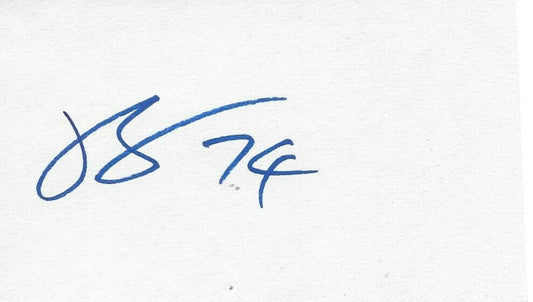 Autographed Nashville Predators Juuse Saros Signed 3x5 Index Card Original