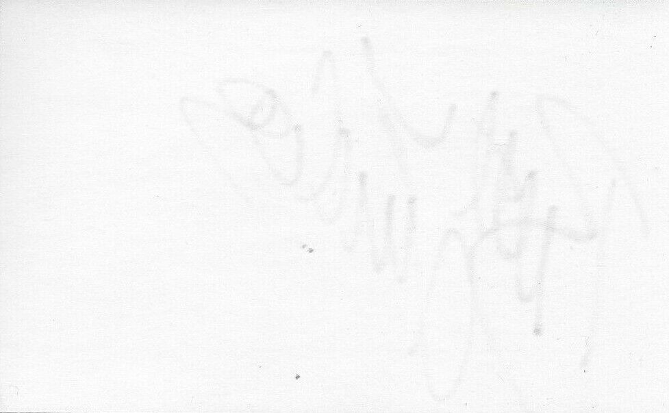 Autographed New York Islanders Brett Lindros Signed 3x5 Index Card Original