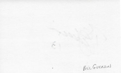 Autographed New Jersey Devils Bill Guerin Signed 3x5 Index Card Original