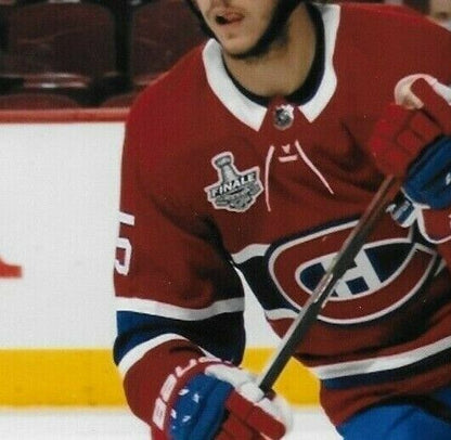 Signed Jesperi Kotkaniemi Montreal Canadiens Autographed 8x10 Playoffs Photo #1