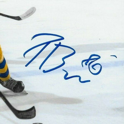 Autographed Edmonton Oilers Philip Broberg  Team Sweden 8x10 Photo Original