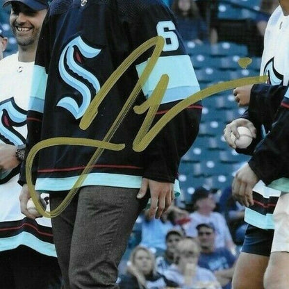 Autographed Seattle Kraken Jamie Oleksiak 8x10 Photo #2 Original