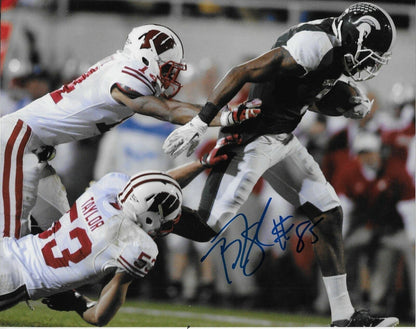 Autographed Michigan State BJ Cunningham Montreal Alouettes 8x10 Photo7 Original