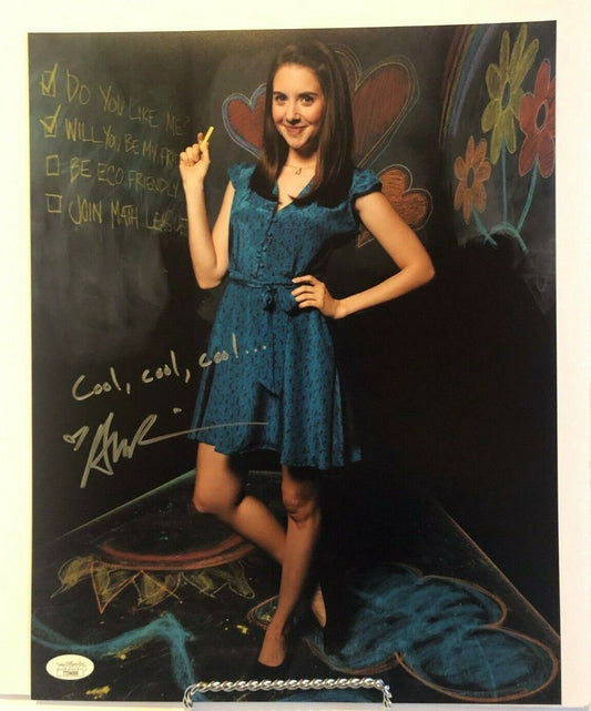 Autographed Community signed Alison Brie 11x14 w/ JSA cert Original