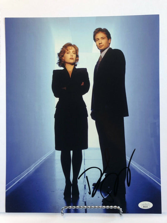 Autographed David Duchovny signed X-files 11x14 w/  JSA cert original 2