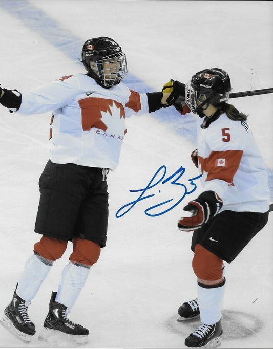 Auto Lauriane Rougeau Team Canada 2014 Sochi Olympics Womens Hockey 8x10 Photo 2