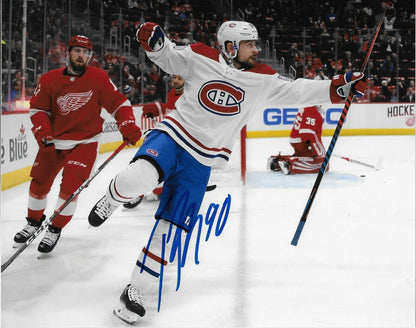 Photo 8x10 autographiée par Tomas Tatar des Canadiens de Montréal #2 Original