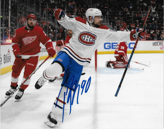 Photo 8x10 autographiée par Tomas Tatar des Canadiens de Montréal #2 Original