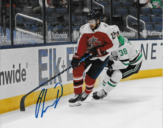 Autographed Columbus Blue Jackets Oliver Bjorkstrand 8x10 Photo #2 Original