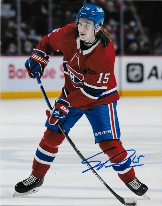 Photo autographiée 8x10 des Canadiens de Montréal #3 de Sami Niku. PETITE TACHE originale