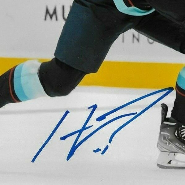 Autographed Seattle Kraken Haydn Fleury 8x10 Photo #2 Original