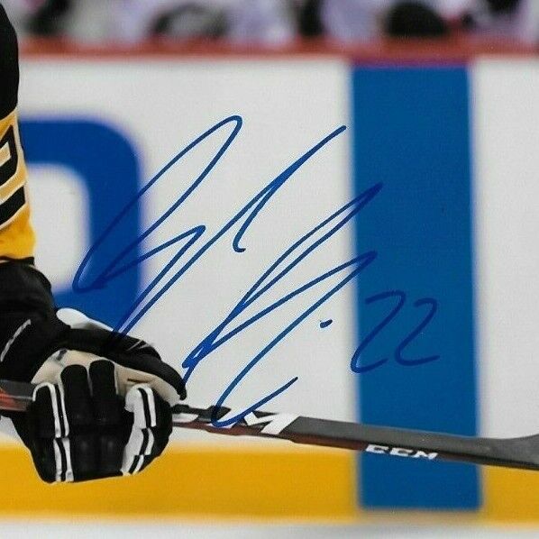 Autographed Pittsburgh Penguins Sam Poulin 8x10 Photo #3 Original
