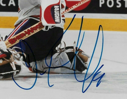 Autographed Montreal Canadiens Jose Theodore 8x10 Photo Original