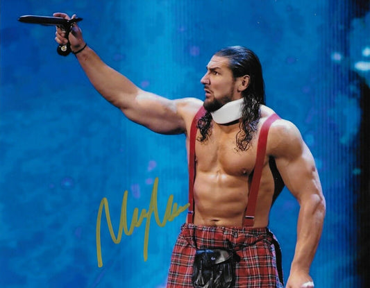 Photo autographiée de catch de Riddick Moss signée WWE NXT 8x10 originale