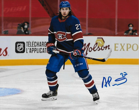 Autographed Montreal Canadiens Alexander Romanov 8x10 Photo #5 Original