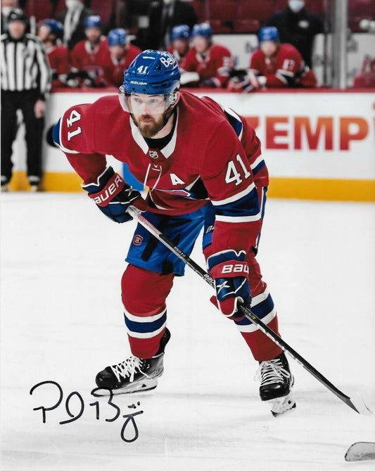 Autographed Montreal Canadiens Paul Byron 8x10 Photo #5 Original