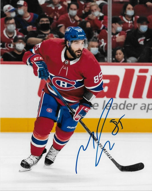 Autographed Montreal Canadiens Mathieu Perreault 8x10 Photo Original