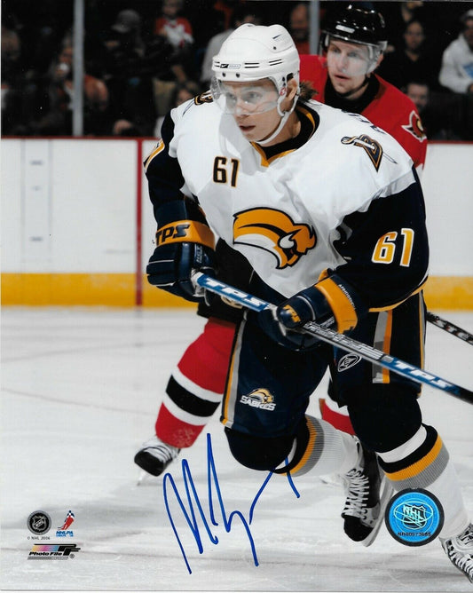 Autographed Buffalo Sabres Maxim Afinogenov 8x10 Photo #2 Original