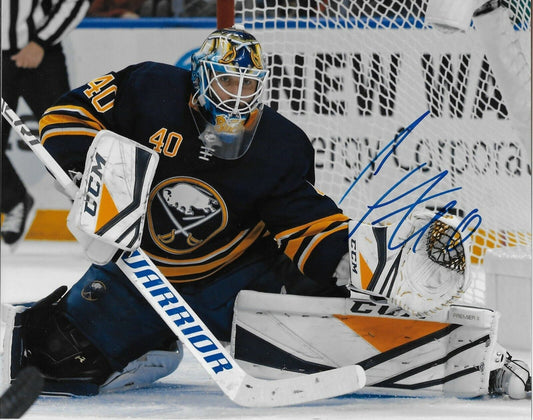 Autographed Buffalo Sabres Carter Hutton 8x10 Photo #3 Original