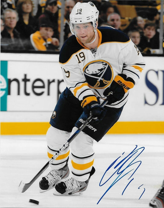 Autographed Buffalo Sabres Cody Hodgson 8x10 Photo #2 Original