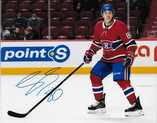 Autographed Montreal Canadiens Gabriel Bourque 8x10 Photo #2 Original