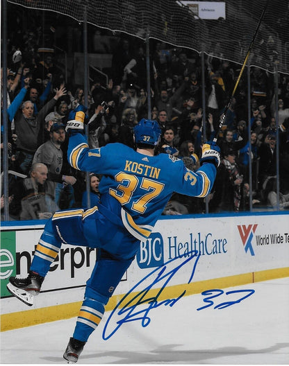 Autographed St. Louis Blues Klim Kostin Springfield 8x10 Photo Original