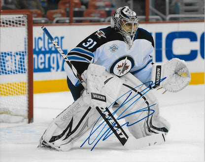 Autographed Winnipeg Jets Ondrej Pavelec Goalie 8x10 Photo #3 Original