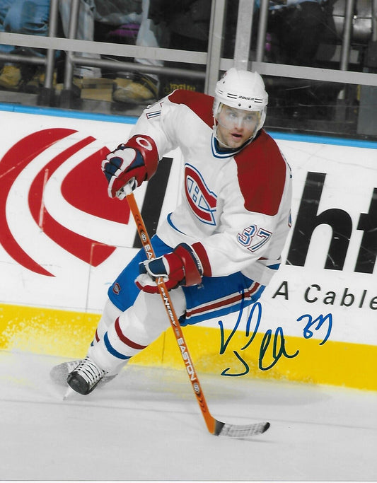 Autographed Montreal Canadiens Niklas Sundstrom 8x10 Photo #2 Original