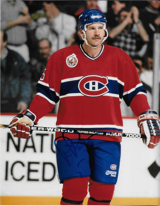 Autographed Montreal Canadiens Rob Ramage 8x10 Photo Original