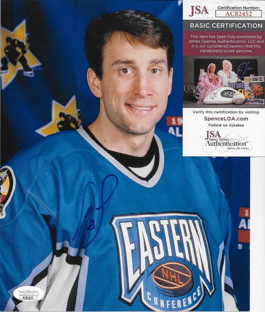 Auto Boston Bruins Hall of Famer Cam Neely All Star 8x10 Ph 2 JSA Authentication