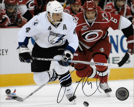 Autographed Tampa Bay Lightning Vincent Lecavalier 8x10 Photo  #3 Original