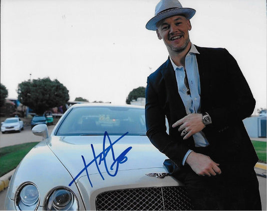Photo autographiée de catcheur Happy Corbin signée WWE NXT 8x10 #8 Original