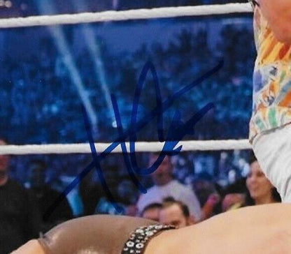Photo autographiée de catcheur Happy Corbin signée WWE NXT 8x10 #9 Original