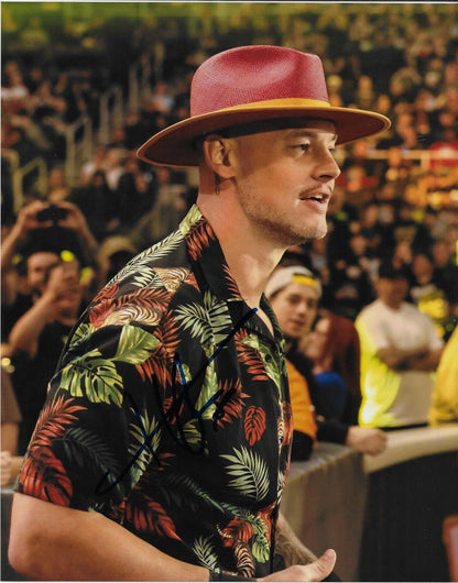 Photo autographiée de catcheur Happy Corbin signée WWE NXT 8x10 #11 Original