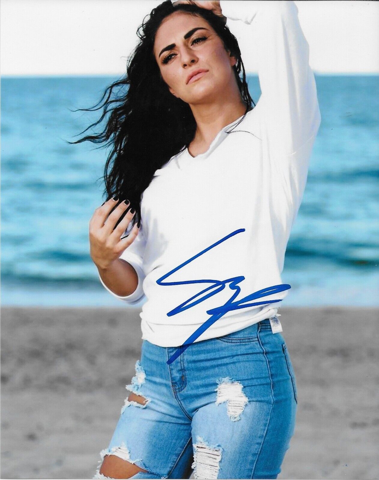 Autographed Wrestling Sonya Deville Signed WWE NXT 8x10 Photo #4 Original