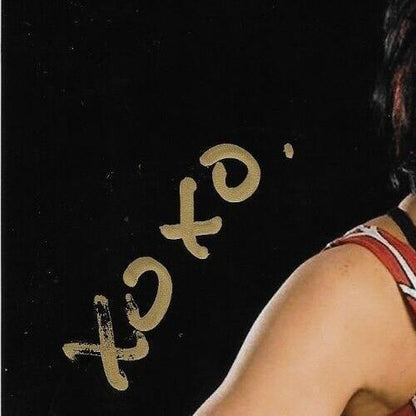 Photo autographiée de la catcheuse Lisa Marie Varon signée WWE NXT 8x10 #4 Original