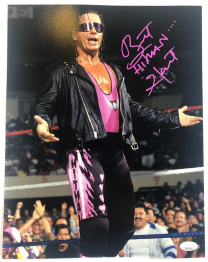 Autographed  Bret Hart signed 11x14 with JSA cert