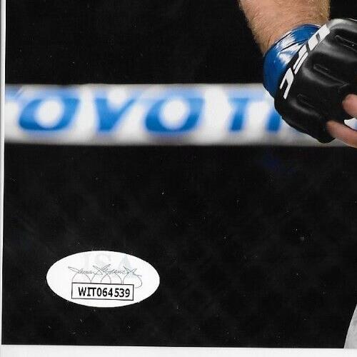 Autographed UFC Hall of Famer Georges St Pierre 8x10 Photo Original with JSA