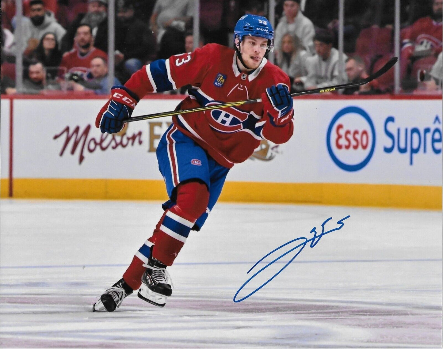 Autographed Montreal Canadiens Jan Mysak 8x10 Photo Original